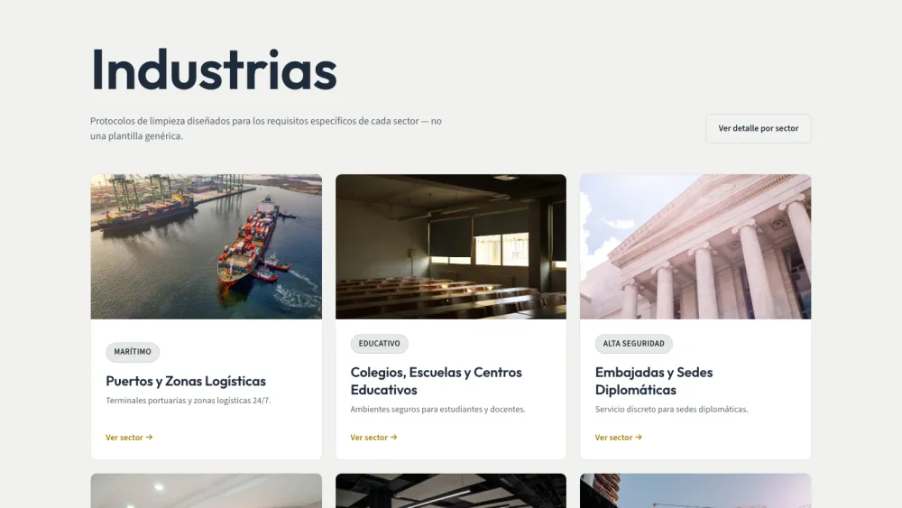 Go Clean rebuilt website