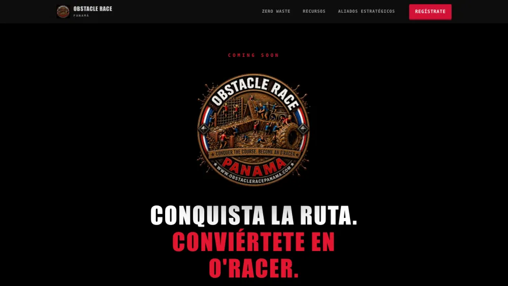 Sitio reconstruido de Obstacle Race Panama